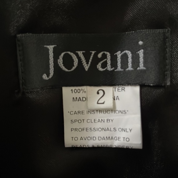 Jovani Sequined Dress NWT Size 2 - Picture 8 of 10